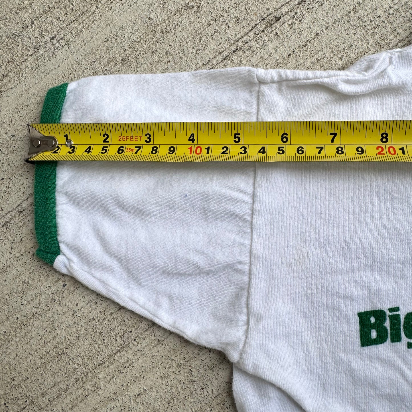 80s Kids Vintage Champion Grit Big Frog In Small Towns 100 % Cotton T-Shirt L Baby Tee Made In USA