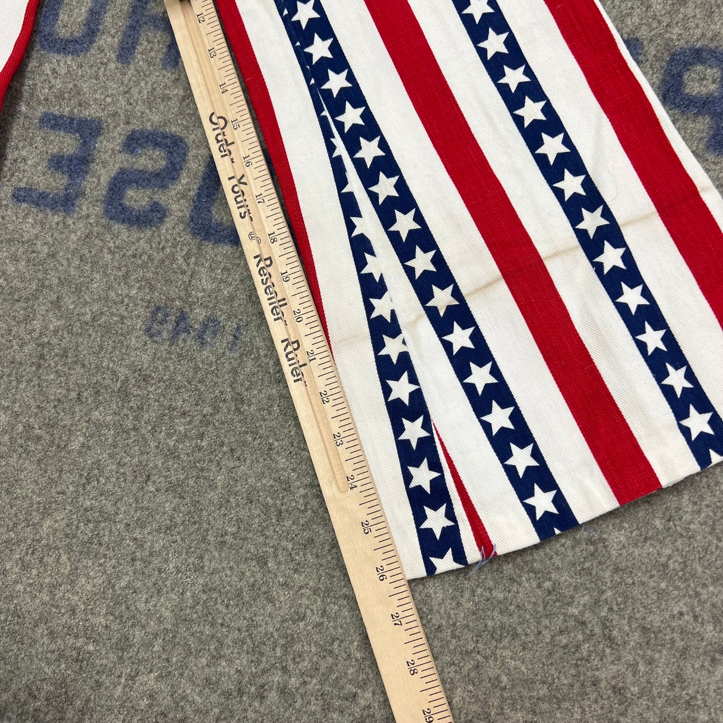 Vintage Youth 80’s USA Stripe And Stars Hippie Bell Bottom Pants Size 12-14Y