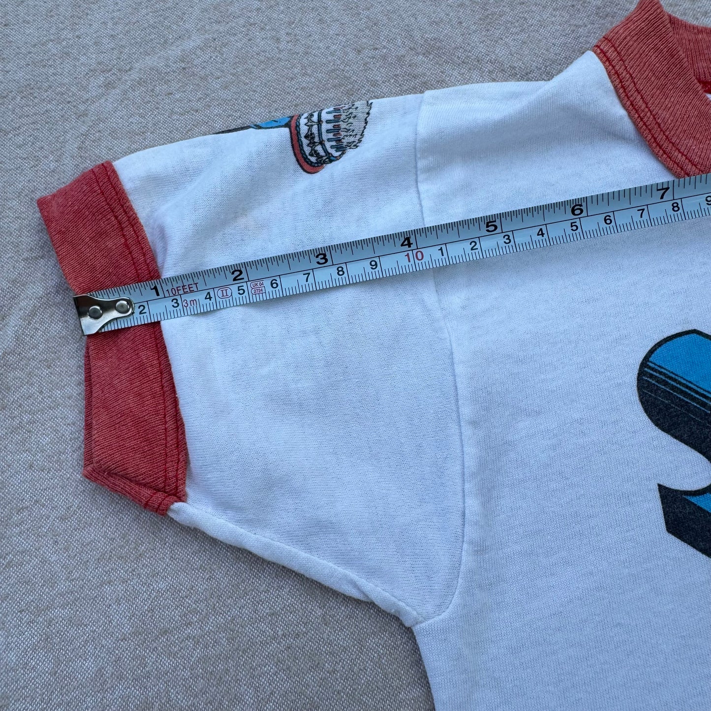 80s Kids Toddler Vintage Ringer Superman Special 50Th Birthday Design Short Sleeve White T-Shirt 3Y 4Y 5Y