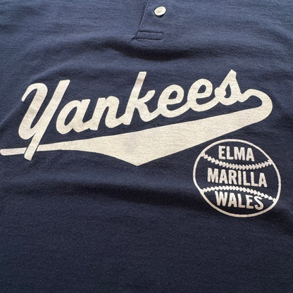 90s Kids Teens Vintage Eagle USA  Yankees Jamieson Road Volunteer Fire Co. Short Sleeve Navy T-Shirt L 14Y 15Y 16Y XS Adult Made in USA