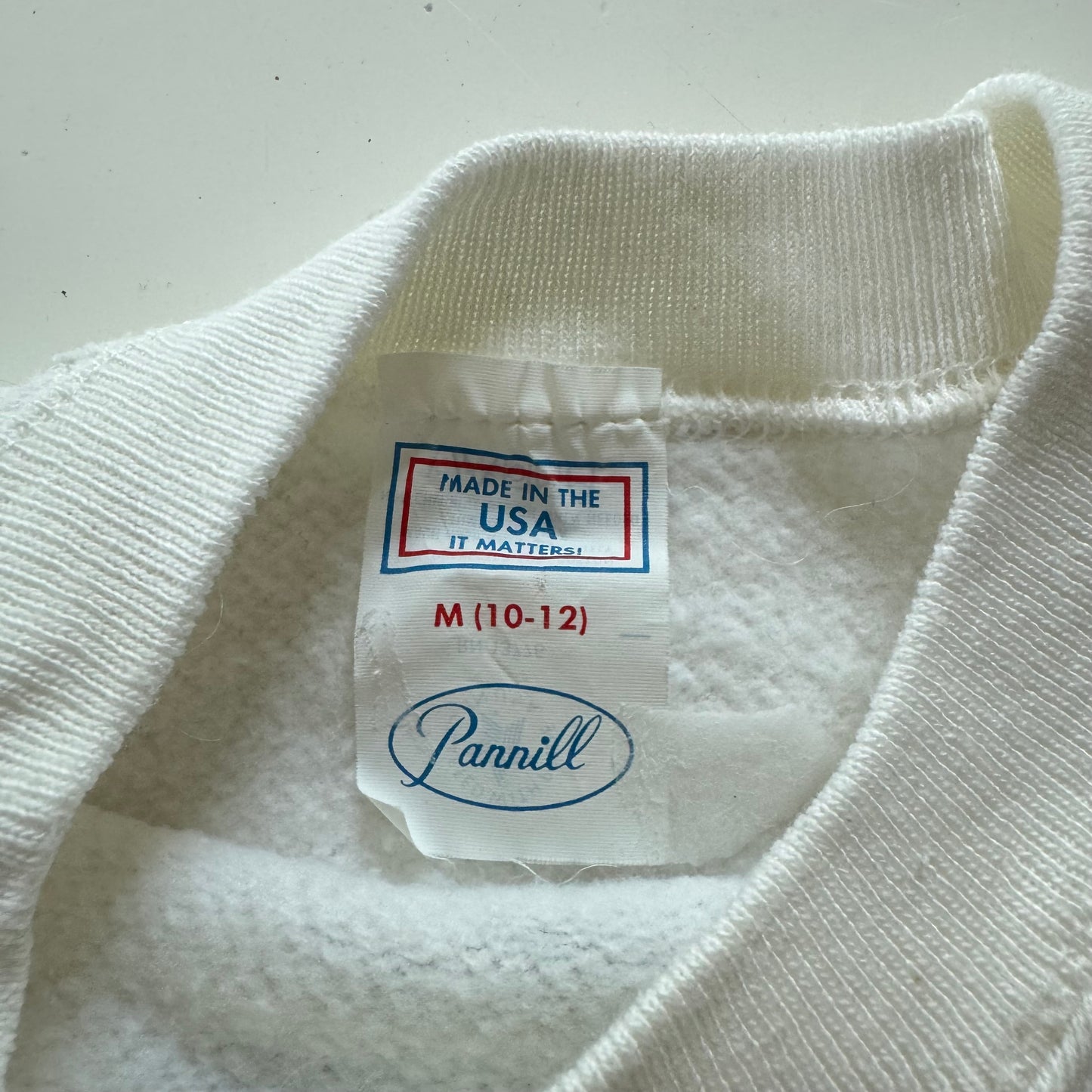 80s Kids Vintage Minnesota 1987 Baseball World Series Twins White Long Sleeve Sweatshirt M 10Y 11Y Made in USA