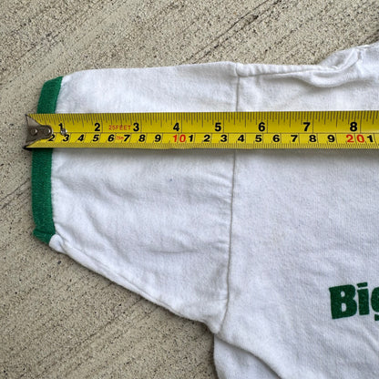 80s Kids Vintage Champion Grit Big Frog In Small Towns 100 % Cotton T-Shirt L Baby Tee Made In USA