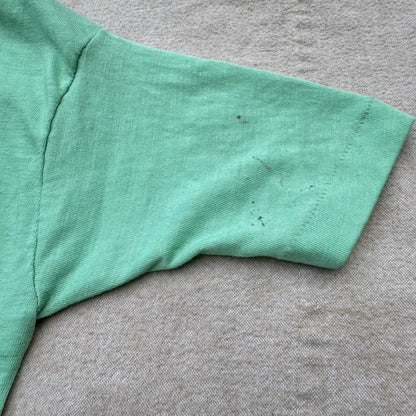 70s Kids Vintage Marvel The Incredible Hulk Green Short Single Stitch Sleeve 5Y 6Y 7Y Baby Tee