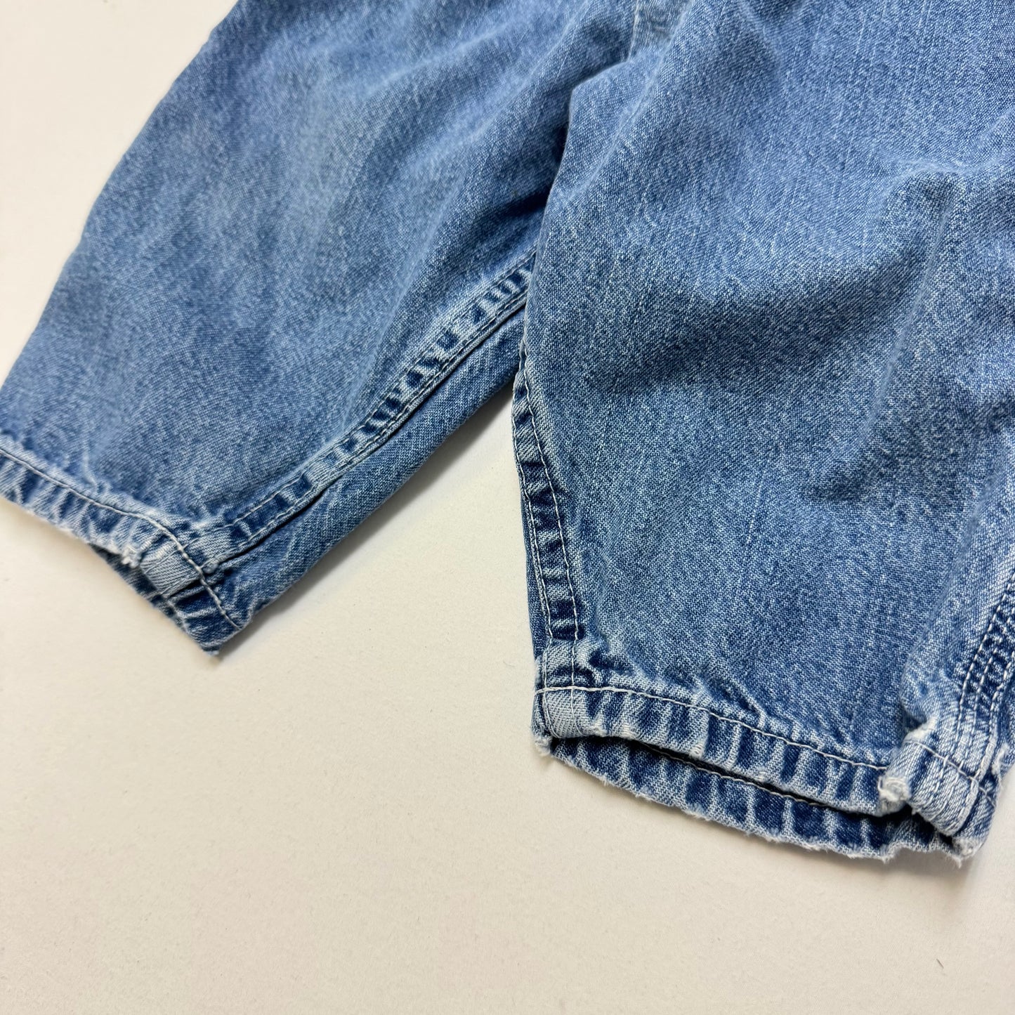 90s Kids Toddler Infant Vintage Baby B’Gosh Oshkosh Elastic Waistband Denim Pant //6m9m/