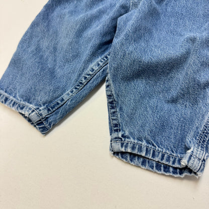 90s Kids Toddler Infant Vintage Baby B’Gosh Oshkosh Elastic Waistband Denim Pant //6m9m/
