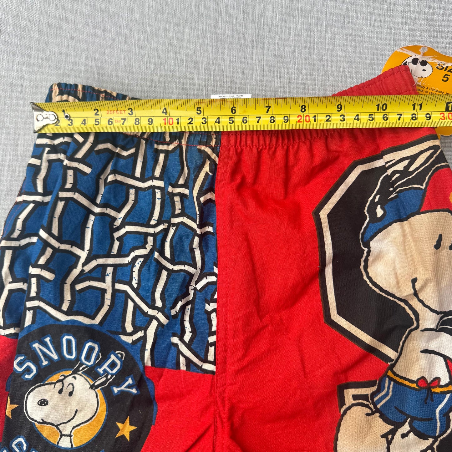 NWT Kids Vintage Snoopy Sport Swim Lined Multicolour Short With Pockets 5T