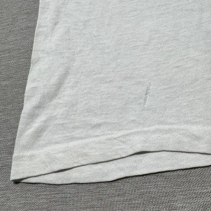 70s Kids Vintage Hanes Utah Honey Bee Souvenir Print White Short Sleeve T-Shirt M 10Y 11Y 12Y Made in USA