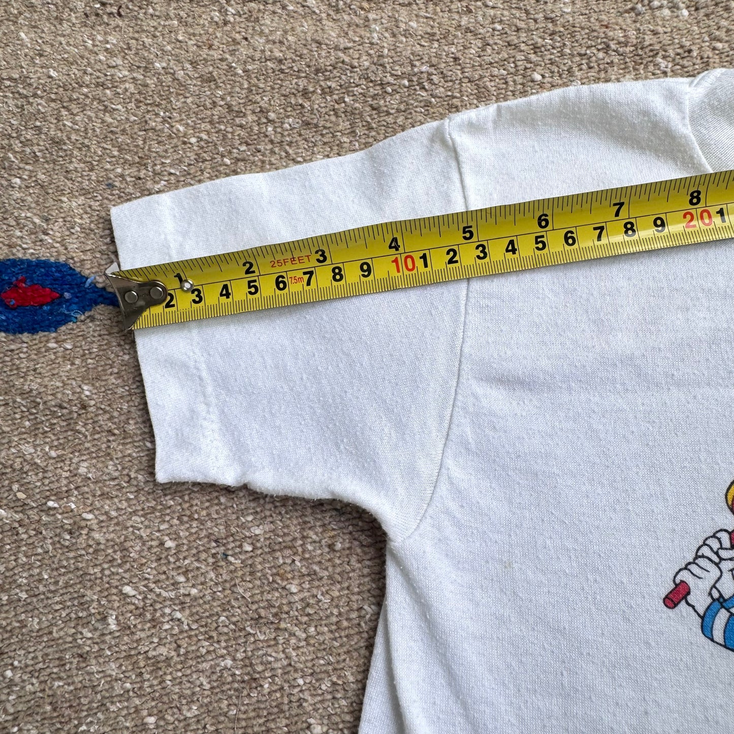 80s 90s Kids Toddler Vintage Mickey Mouse Club Single Stitch White Short Sleeve T-Shirt M 2Y 3Y 4Y Made in USA