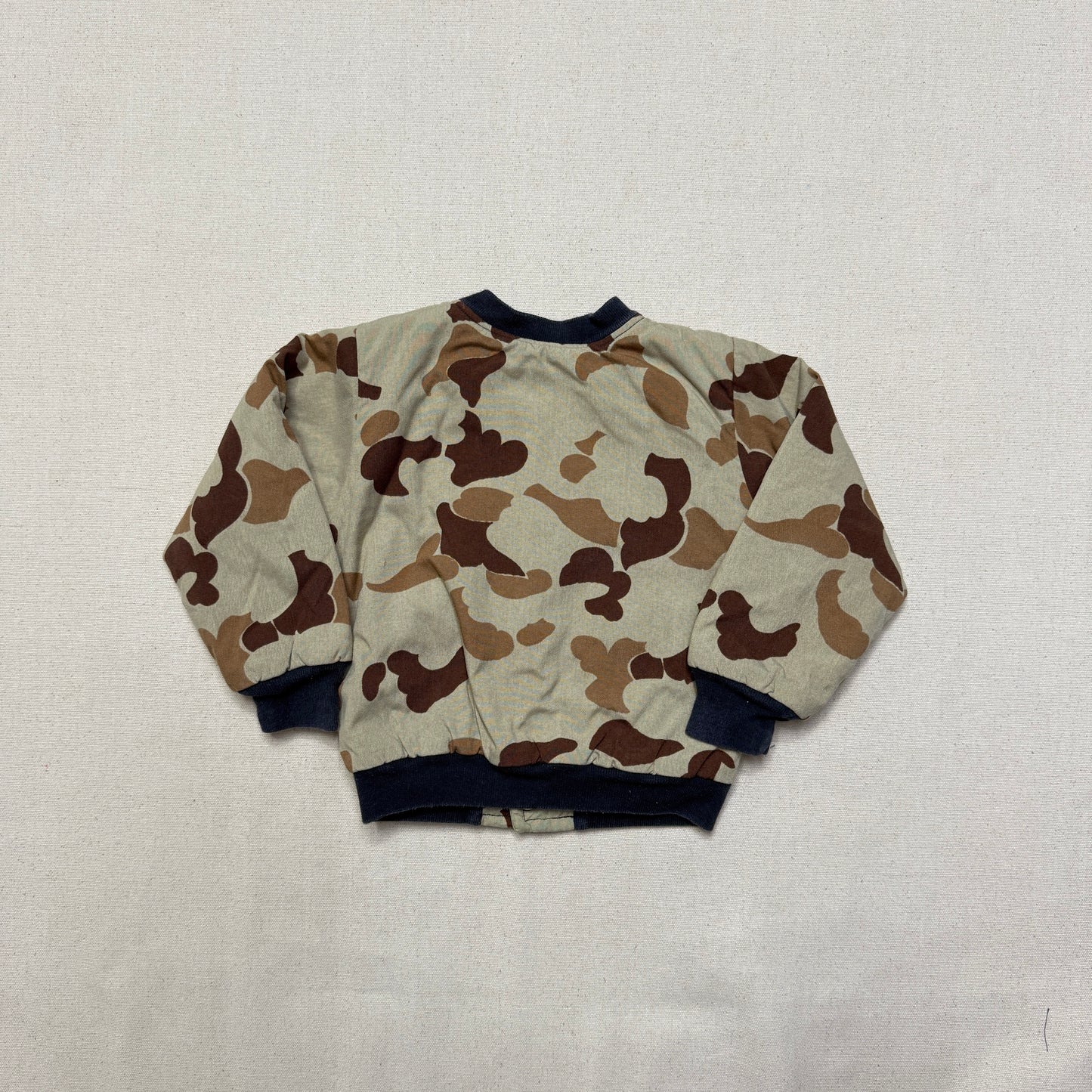 80s 90s Kids Infant Toddler Vintage Hunting Camo Snap Jacket / 18m 24m 2T