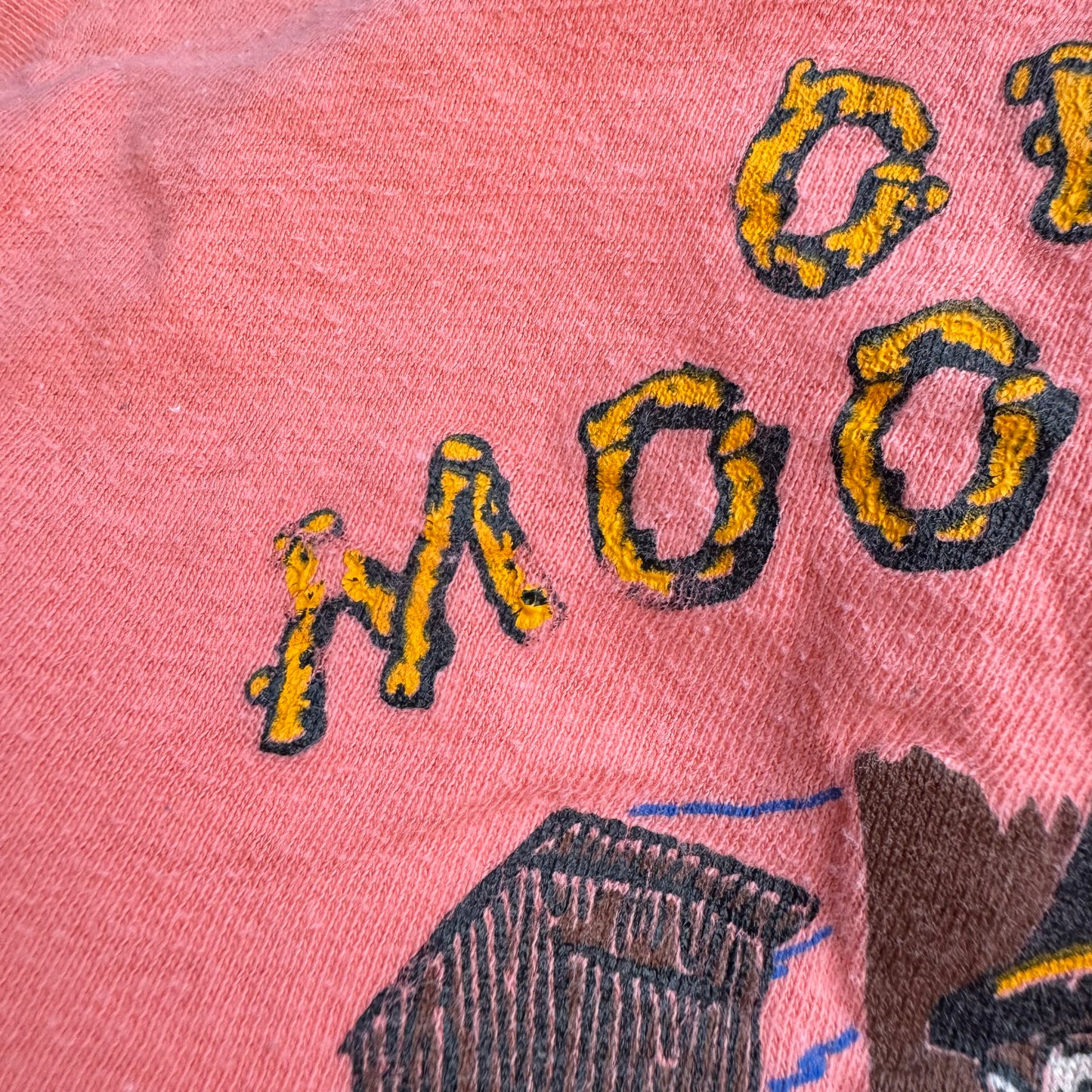 60s Kids Vintage Official Moonshiner Mammoth Cave Souvenir Short Single Short Sleeve T-Shirt S 8Y 9Y 10Y XS Adult