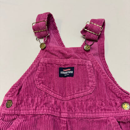 2000s Kids Toddler Infant Baby B’Gosh Oshkosh Purple Mauve Cordury Overall/18m/ Made in Canada