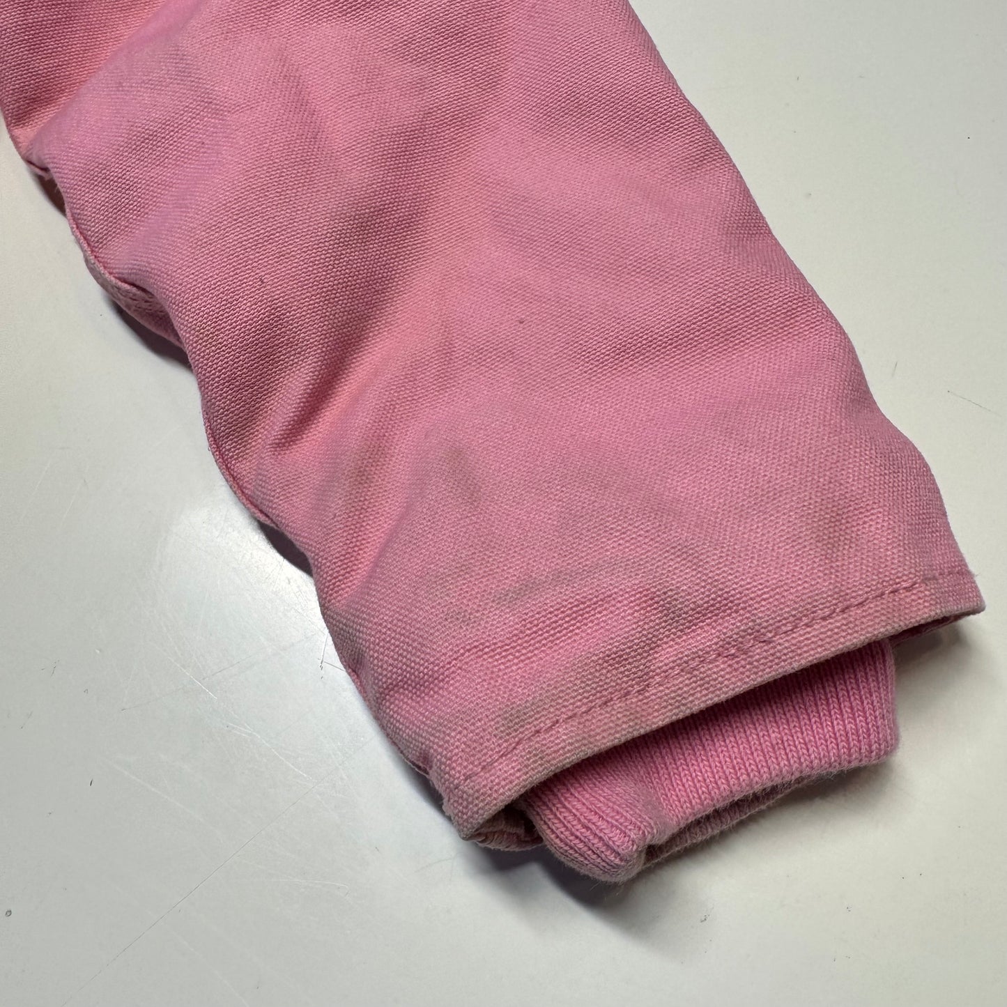 2000s Kids Vintage Pink Carhartt Zip Hooded Fleece Lined Jacket XS 6Y