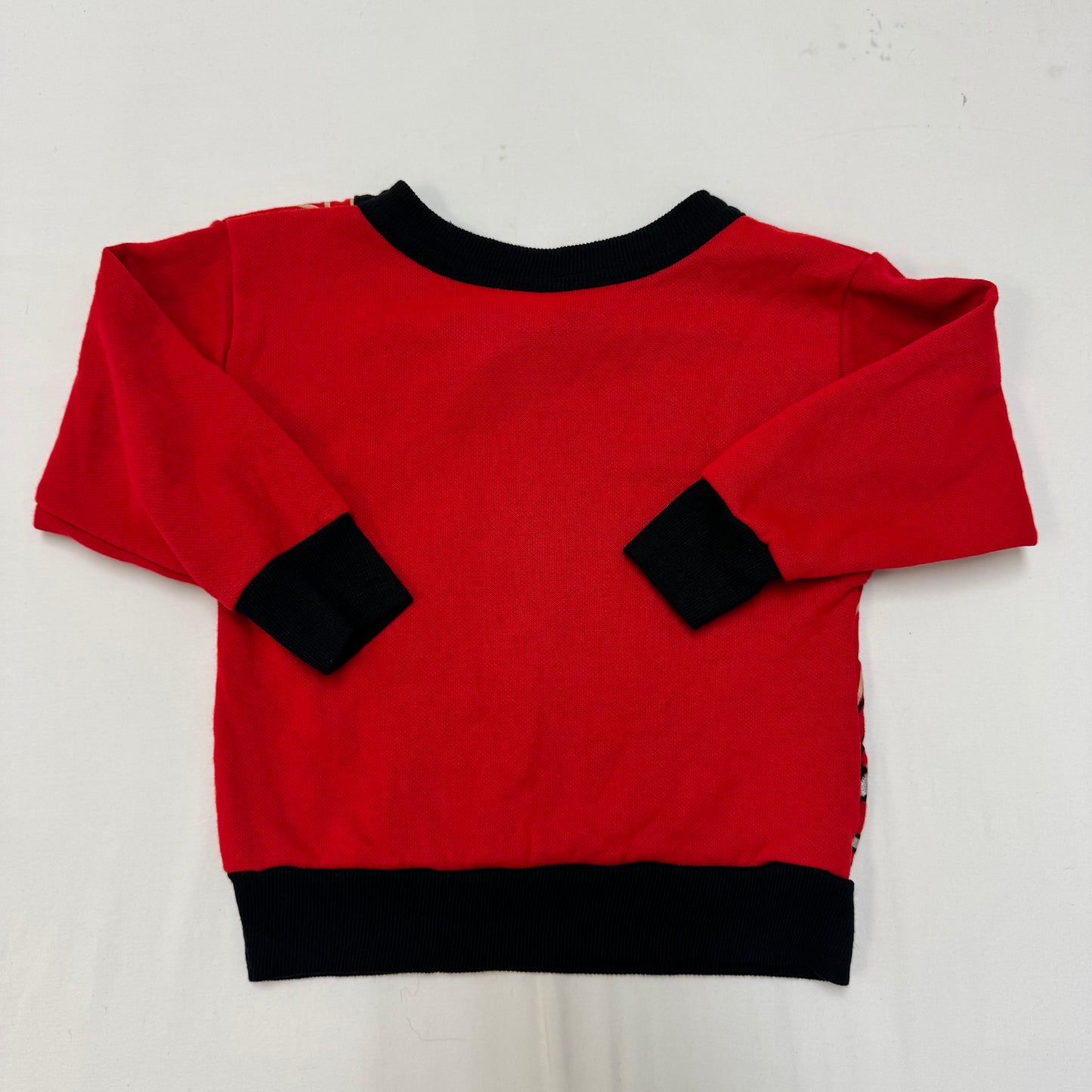 90s Kids Vintage Toddler NBA Red Chicago Bulls Long Sleeve Sweatshirt 3T Made in USA