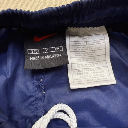 90s 2000’ Kids Vintage Nike Navy Cargo Style Loose Fit Shell Shorts / 6y 7y 8y