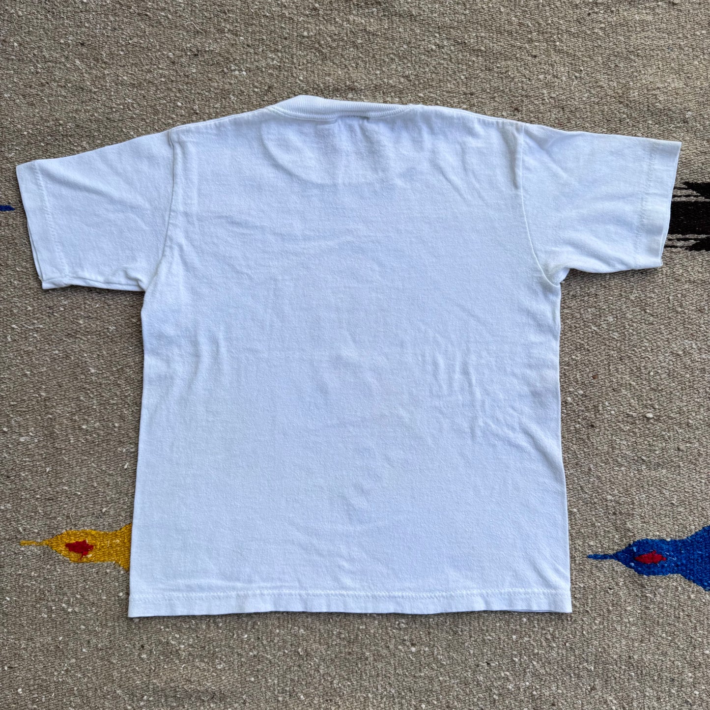 90s Kids Disney’s Minnie Mouse Print Single Stitch White 100% T-Shirt M 2Y 3Y 4Y Baby Tee Teen