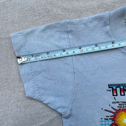 80s Kids Toddler Vintage Transformers Optimus Prime Gray Short Single Stitch T-Shirt 2T 3T