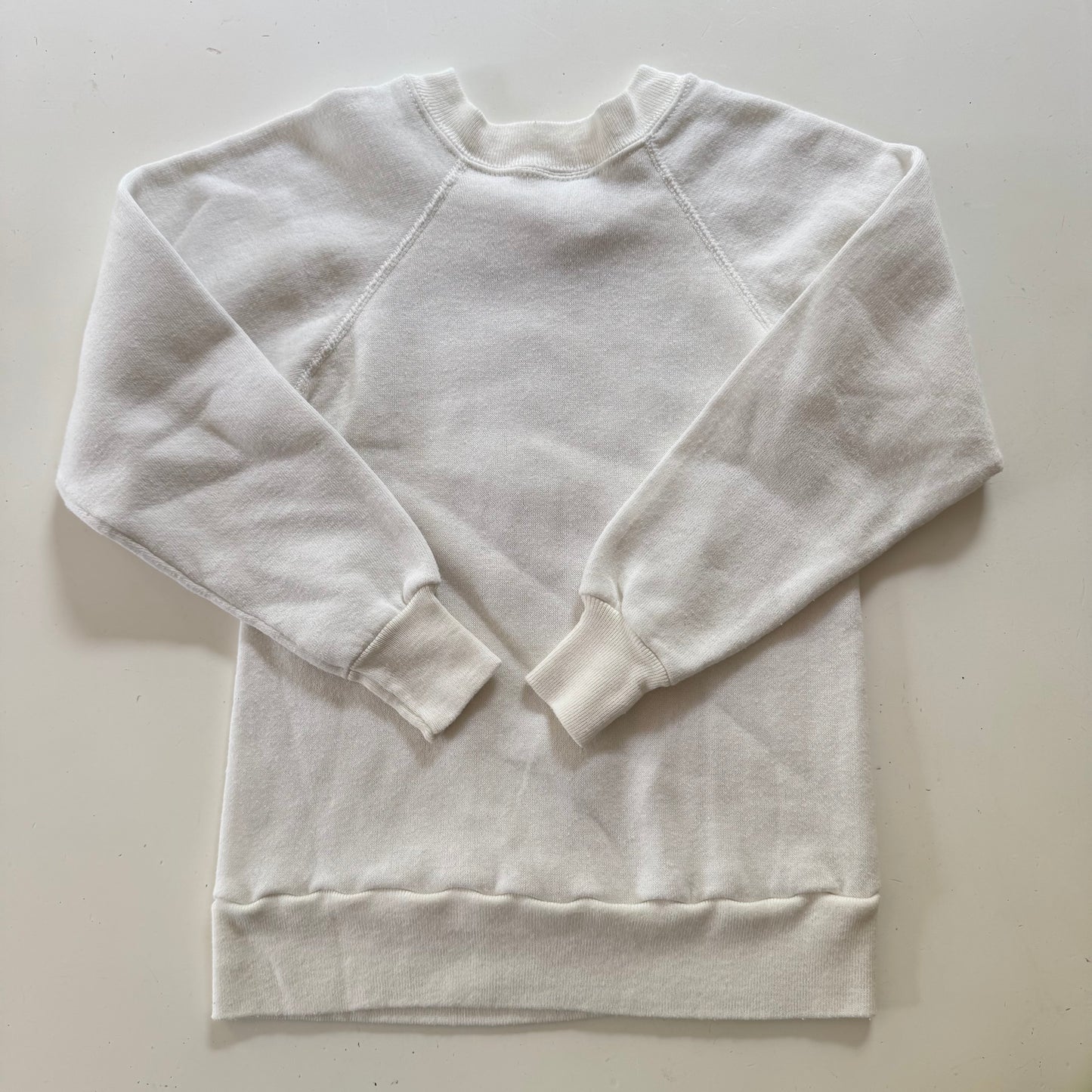 80s Kids Vintage Minnesota 1987 Baseball World Series Twins White Long Sleeve Sweatshirt M 10Y 11Y Made in USA