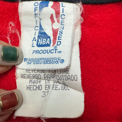 90s Kids Vintage Toddler NBA Red Chicago Bulls Long Sleeve Sweatshirt 3T Made in USA