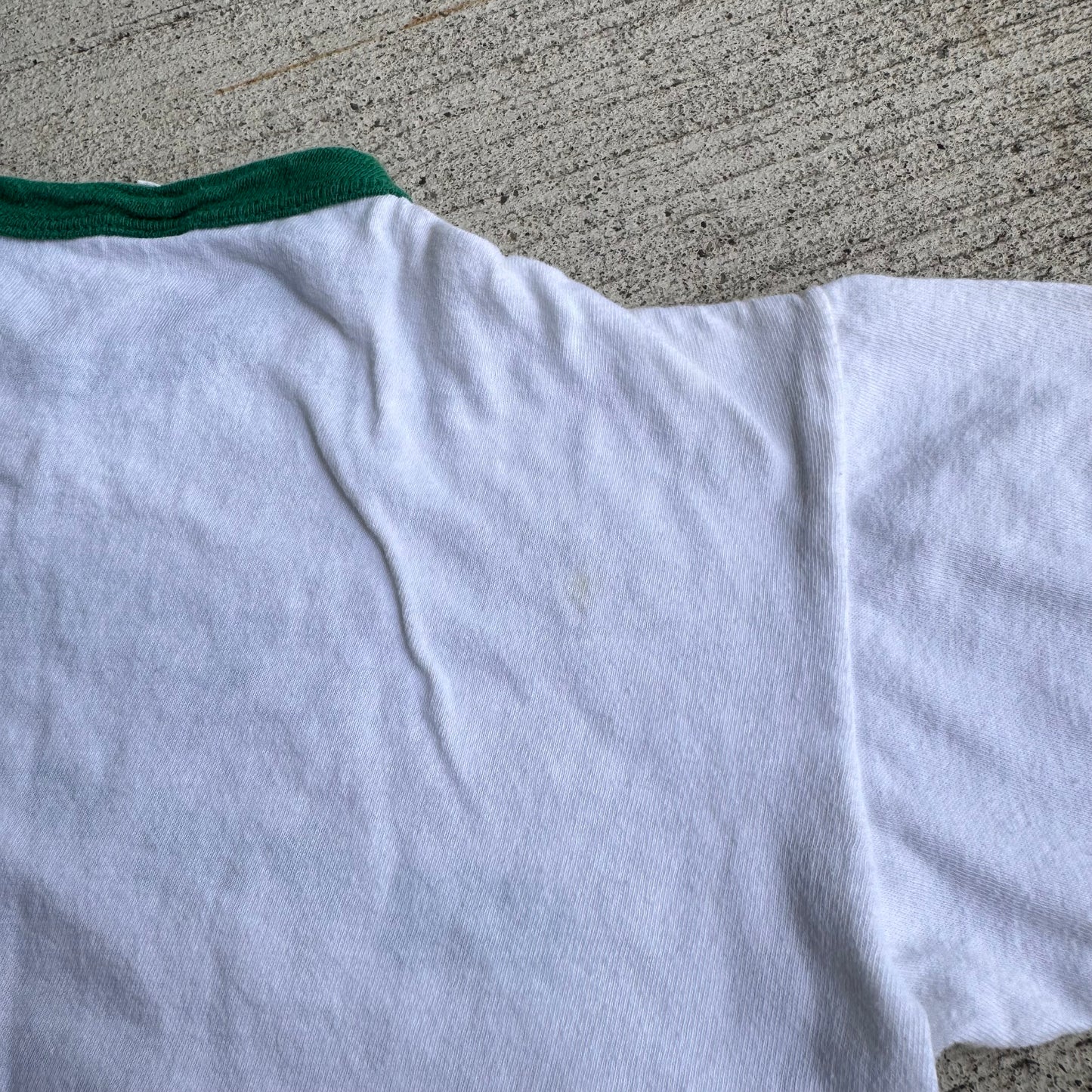 80s Kids Vintage Champion Grit Big Frog In Small Towns 100 % Cotton T-Shirt L Baby Tee Made In USA