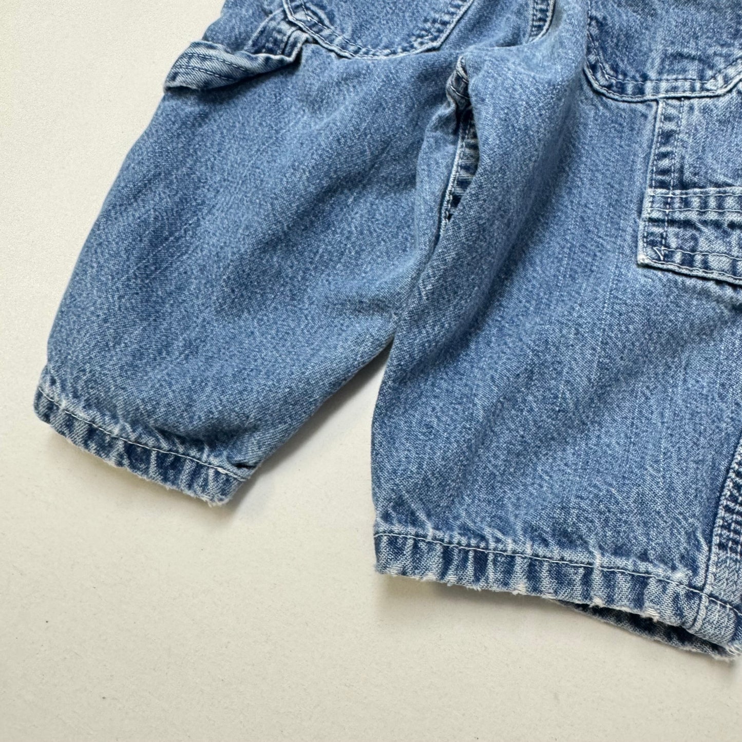 90s Kids Toddler Infant Vintage Baby B’Gosh Oshkosh Elastic Waistband Denim Pant //6m9m/