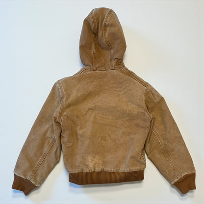 2006 Kids Vintage Carhartt Brown Hooded Active Lined Thick Hooded Jacket /M/ 8Y