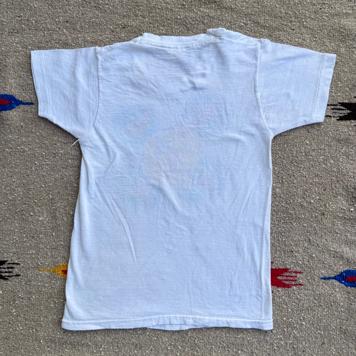 80s 90s Kids Vintage Walt Disney Mickey Single Stitch White T-Shirt 4Y 5Y 6Y