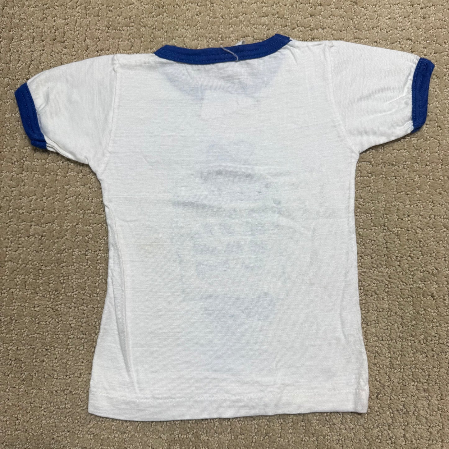 80s Kids Toddler Baby Vintage T-Shirt “Grandma & Grandad went to Malta and all they got me was this lousy T-Shirt” White Short Sleeve T-Shirt 1-2T