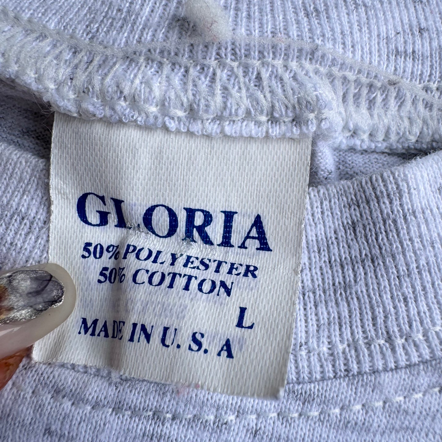 Kids Vintage Frogs Jumping Gray 50/50 T-Shirt L 6Y 7Y 8Y Baby Tee Made in USA