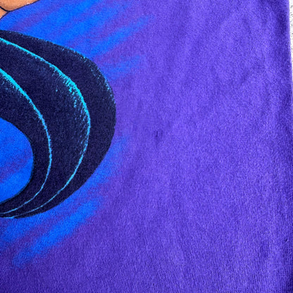 90s Kids Vintage Disney’s Pocahontas Purple Single Stitch 100% Cotton Short Sleeve T-Shirt Made In USA L 8Y 9Y 10Y