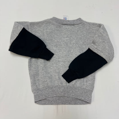 Early 90s Kids Toddler Vintage Two Tone NBA Chicago Bulls Long Sleeve Sweatshirt 4Y