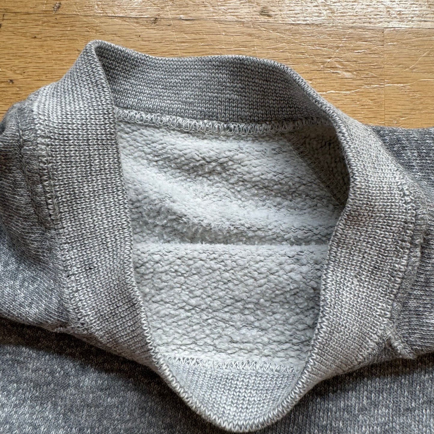 80s Kids Toddler Vintage Short Sleeve Pullover Gray Plain Crew Sweatshirt 2Y 3Y 4Y