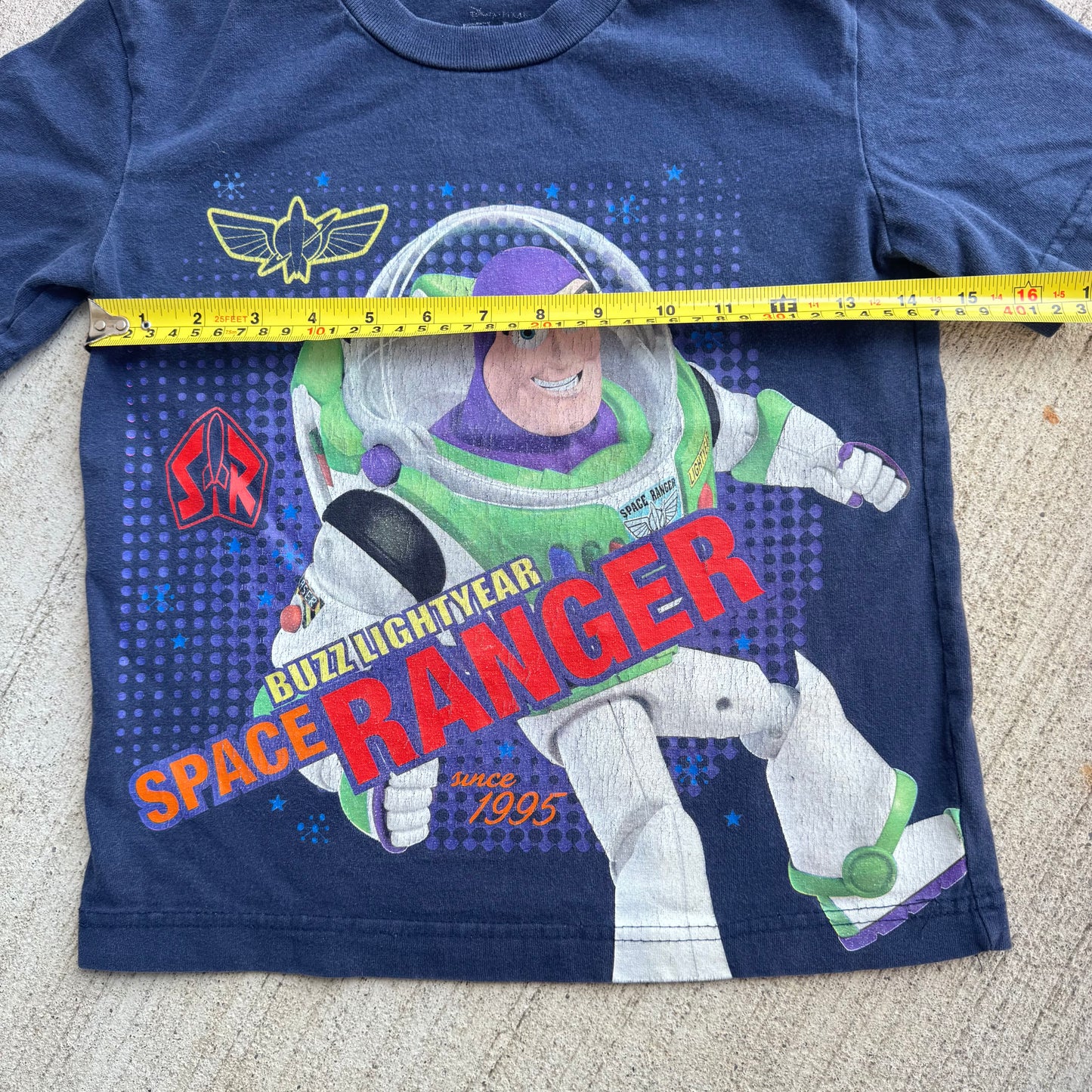 Kids Toddler Buzz Lightyear Navy Short Sleeve T-Shirt 7 Y