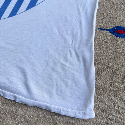 70s 80s Kids Teen Vintage Walt Disney Mickey Crest Shield Short Sleeve T-Shirt 10Y 11Y 12Y