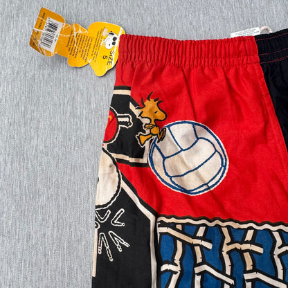 NWT Kids Vintage Snoopy Sport Swim Lined Multicolour Short With Pockets 5T