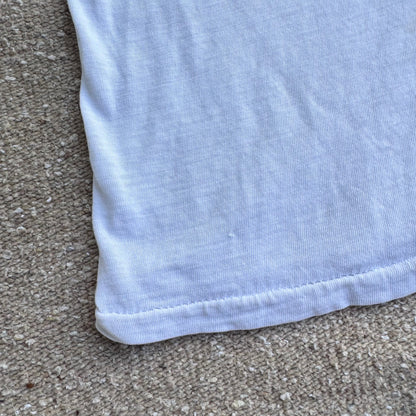 70s 80s Kids Teen Vintage Walt Disney Mickey Crest Shield Short Sleeve T-Shirt 10Y 11Y 12Y