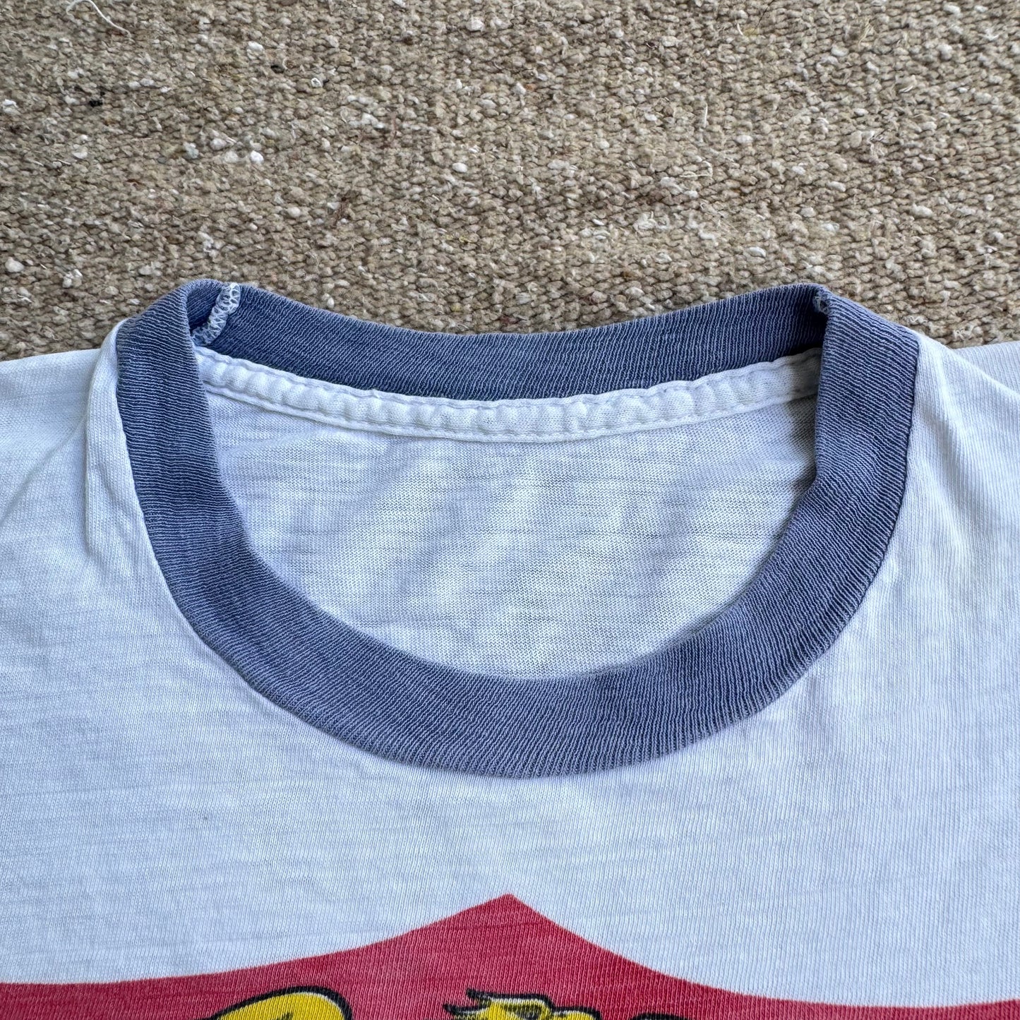 70s 80s Kids Teen Vintage Walt Disney Mickey Crest Shield Short Sleeve T-Shirt 10Y 11Y 12Y