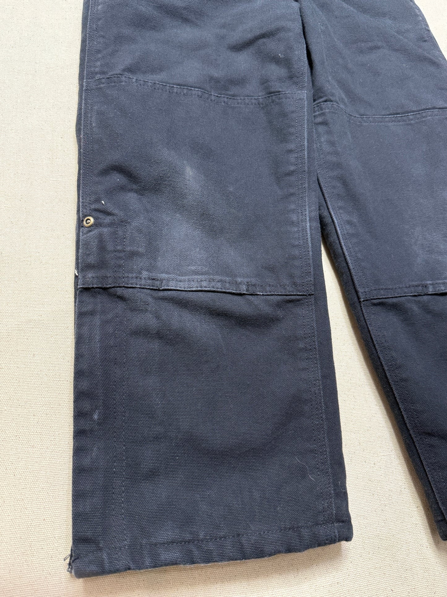 Modern Kids Carhartt Black Bib Double Knee Quilted Liner Overall / 5y 6y