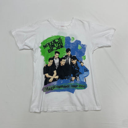 1990 Youth Vintage New Kids On The Block Magic Summer Tour Tshirt 16-18y