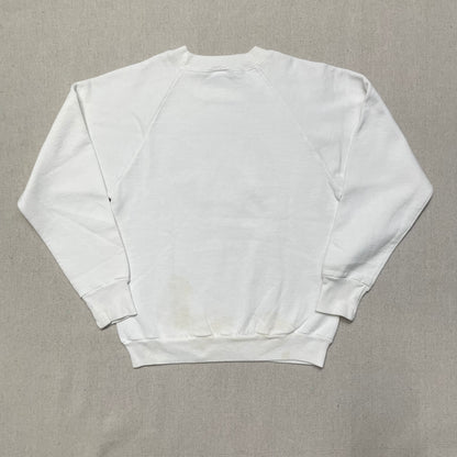 80s Kids Youth Vintage Disney Mickey Mouse Walt Disney World Epcot Center Flags Raglansleeve Sweatshirt / 10y 11y 12y 13y / Women's XS