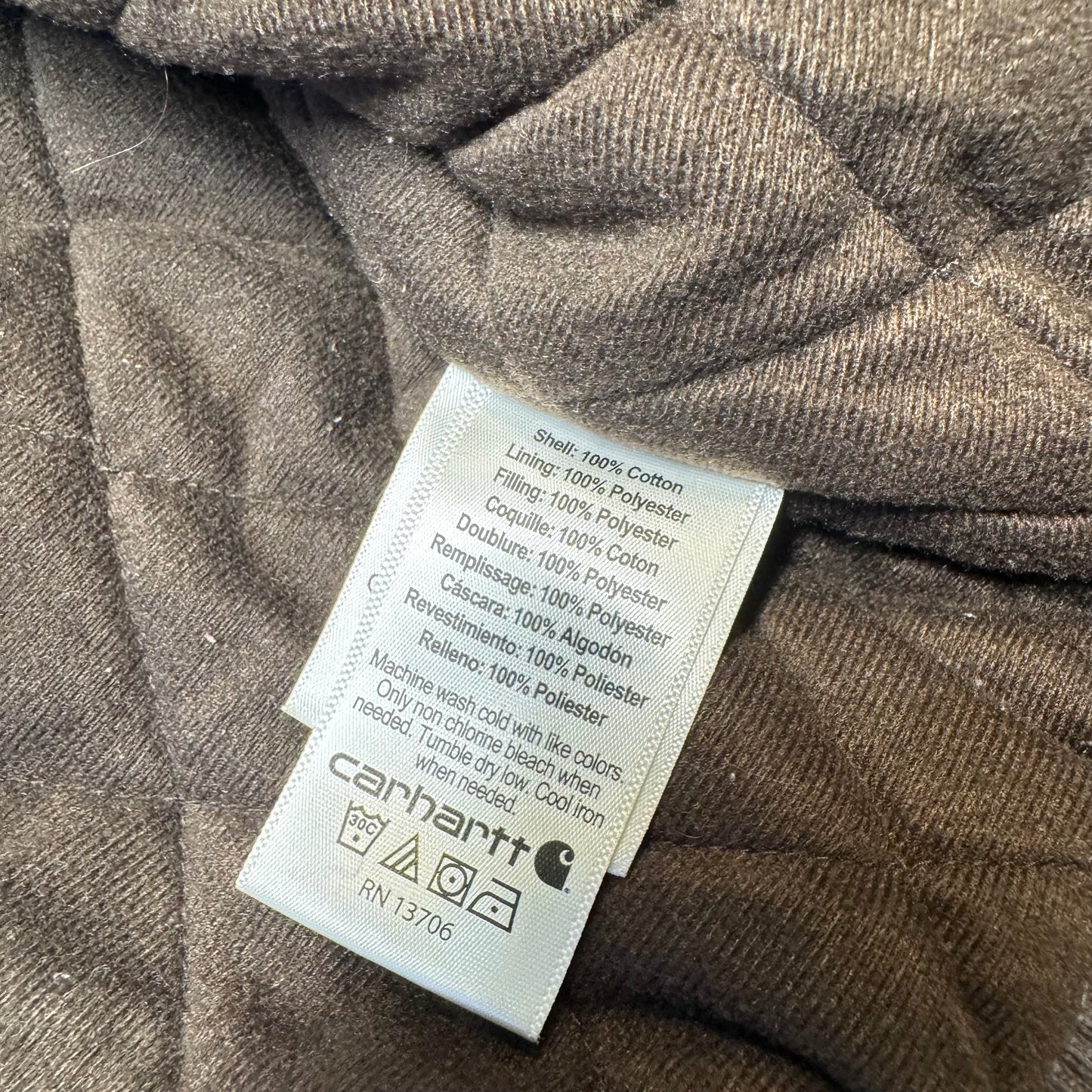 2000s Kids Youth Vintage Carhartt Camo Mossy Oak Hooded Active Lined Heavy Jacket M / 10Y 11Y 12Y