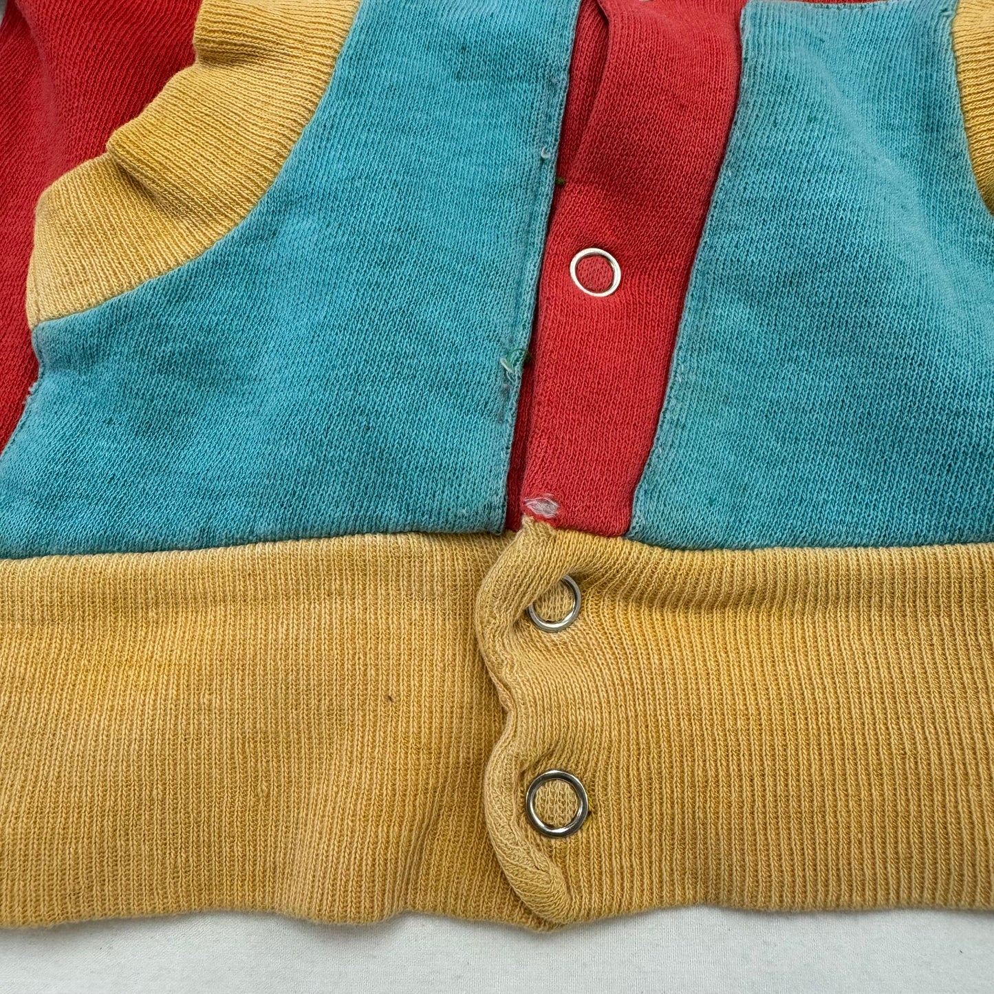 80s See Saw Vintage Kids Multicoloured Snap sweat 3T