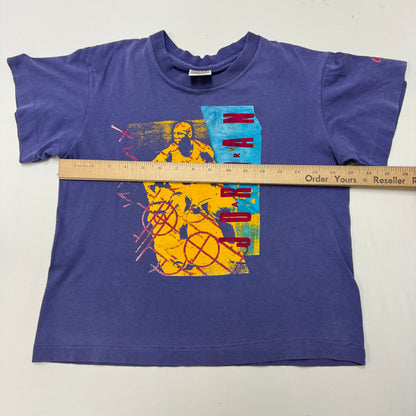 90s Kids Vintage Nike Michael Jordan Purple Short Sleeve Single Stitch T-Shirt  S 8Y Made in USA