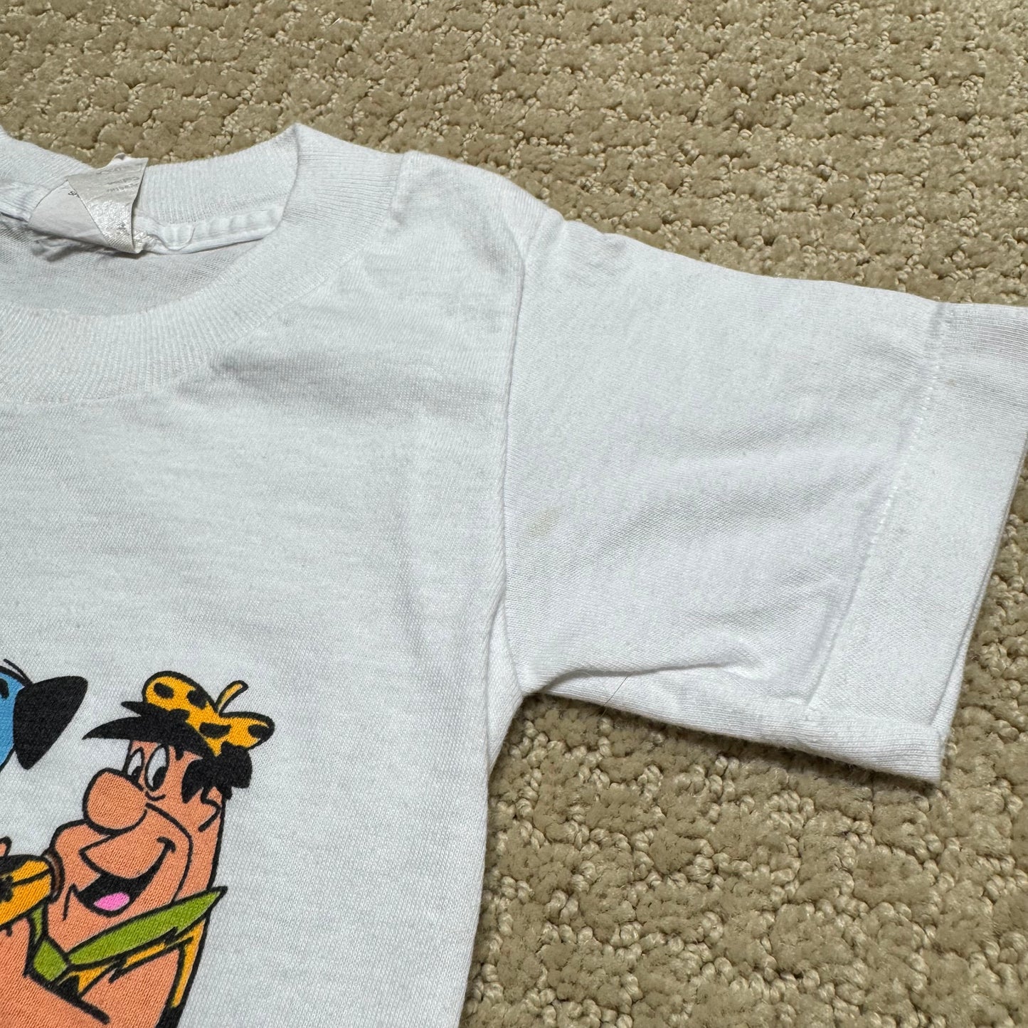 1990 Kids Toddler Vintage Universal Studios Florida Cartoon Character White Single Stitch Short Sleeve T-Shirt 2Y 3Y 4Y