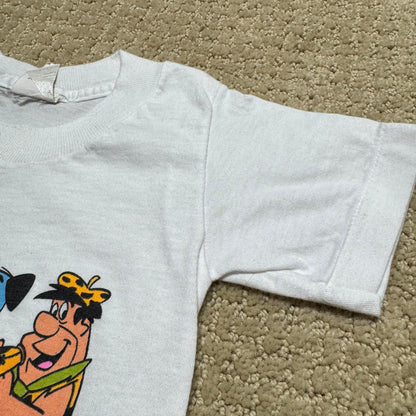 1990 Kids Toddler Vintage Universal Studios Florida Cartoon Character White Single Stitch Short Sleeve T-Shirt 2Y 3Y 4Y