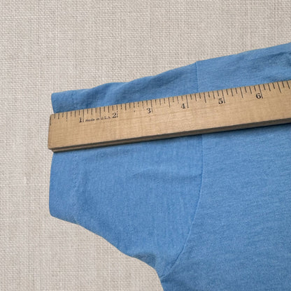 Kids Vintage Panda With Bamboo Milwaukee County Zoo Light Blue Screen Stars 50/50 T-Shirt 10Y 12Y