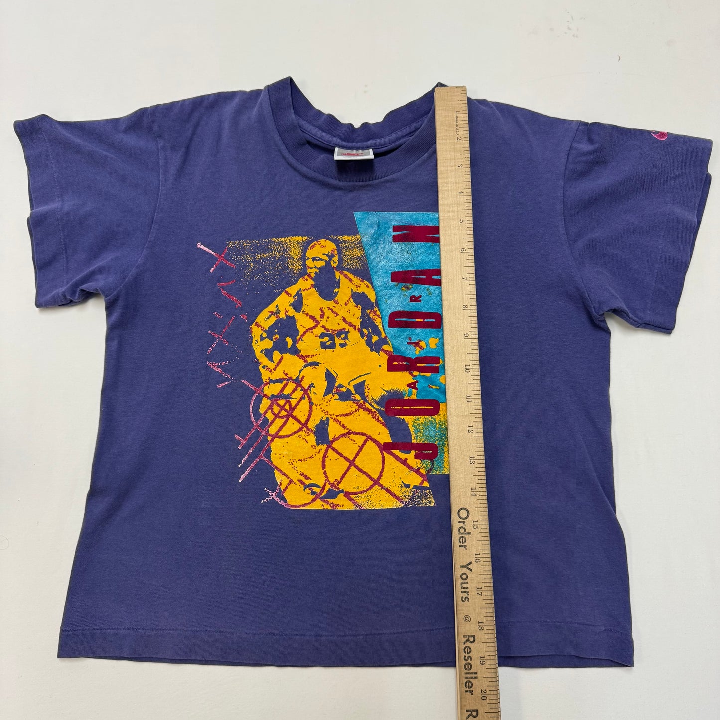 90s Kids Vintage Nike Michael Jordan Purple Short Sleeve Single Stitch T-Shirt  S 8Y Made in USA