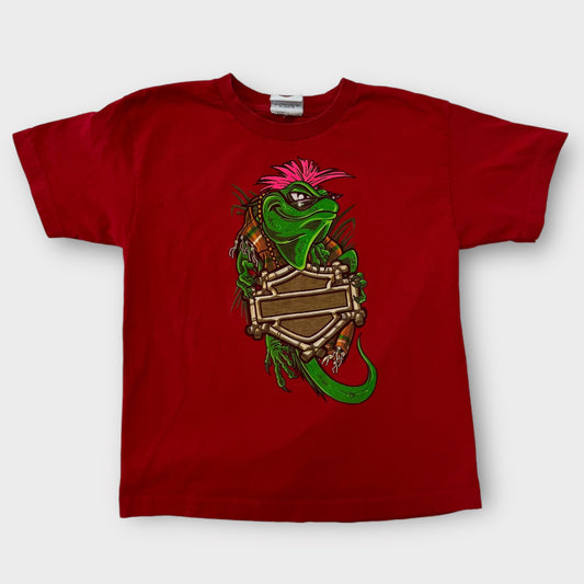 2015 Kids Youth Harley Davidson Lizard Red T-Shirt 10Y 11Y 12Y