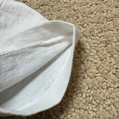 90s Kids Toddler Vintage Somebody Loves Me! Peabody Memphis Cute Cartoon Ducks on a Single Stitch Short Sleeve White  T-Shirt XS 2Y 3Y Made in USA