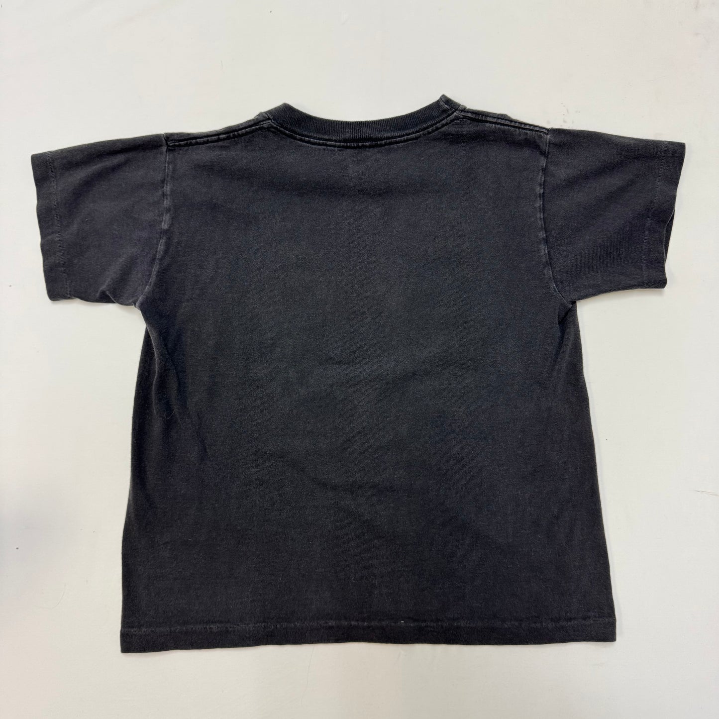 90s Kida Vintage NBA Chicago Bulls Michael Jordan Black Short Sleeve T-Shirt Single Stitch 7Y 8Y 9Y