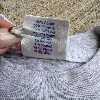 Kids Vintage Big Al Gator Beach N’ Surf Team Gray 50/50 T-Shirt Small 4/5Y Made in USA